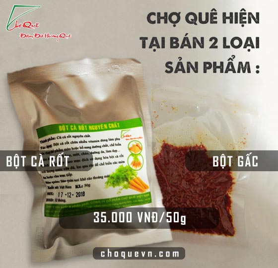 tổng hợp những loại bột màu tại chợ quê